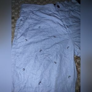 NWOT 34w Black Scale BLVCK SCVLE Paisley Flat Front Shorts